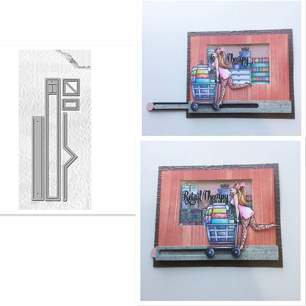 Tools for Fold Card Draw Card Creative Design Cutting Dies New Cutting New Dies for Card Making and Scrapbooking Handmade Craft Paper Craft Photo Album Decor DIY Seal Embossing Stencil