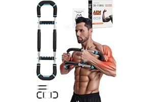 AMAZINGHOME Twister Arm Trainer - 30-110lb Adjustable Ergonomic Chest Workout Equipment for Men & Women, All-Round Training f