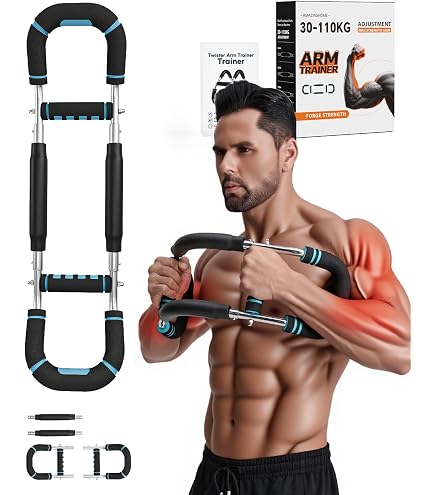 Armtrainer Übungen Twister Barre De Musculation Pectoraux Réglable 18-45 Kg – Power Twister Portable – Musculation Maison – Acier Gainé Cuir Armtrainer Übungen Twister Barre De Musculation Pectoraux Réglable 18-45 Kg – Power Twister Portable – Musculation Maison – Acier Gainé Cuir