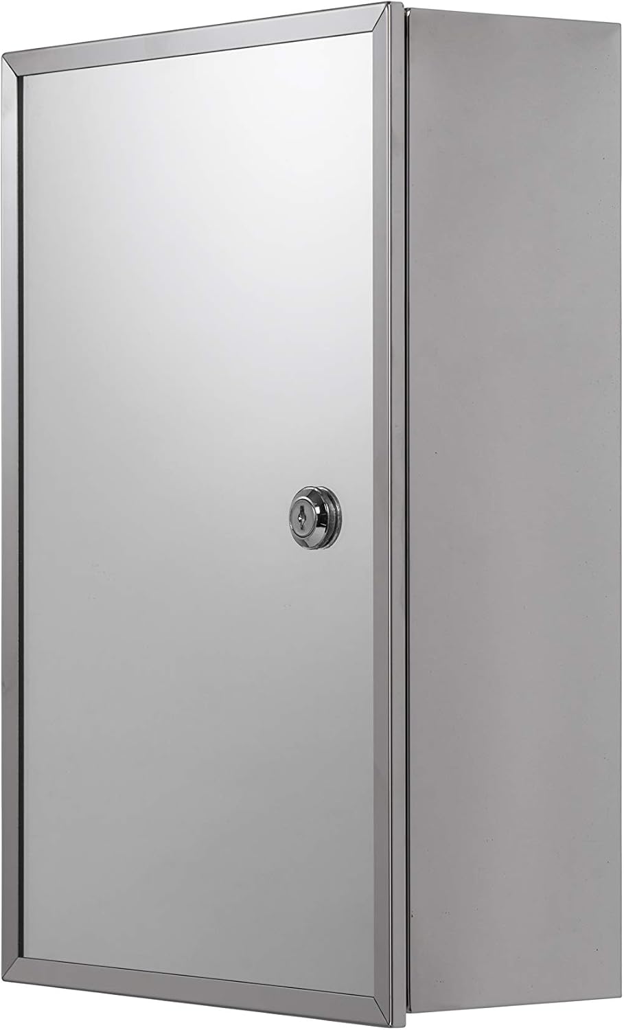 Croydex Trent Bathroom Wall Cabinet with Lock and Key - Image 3