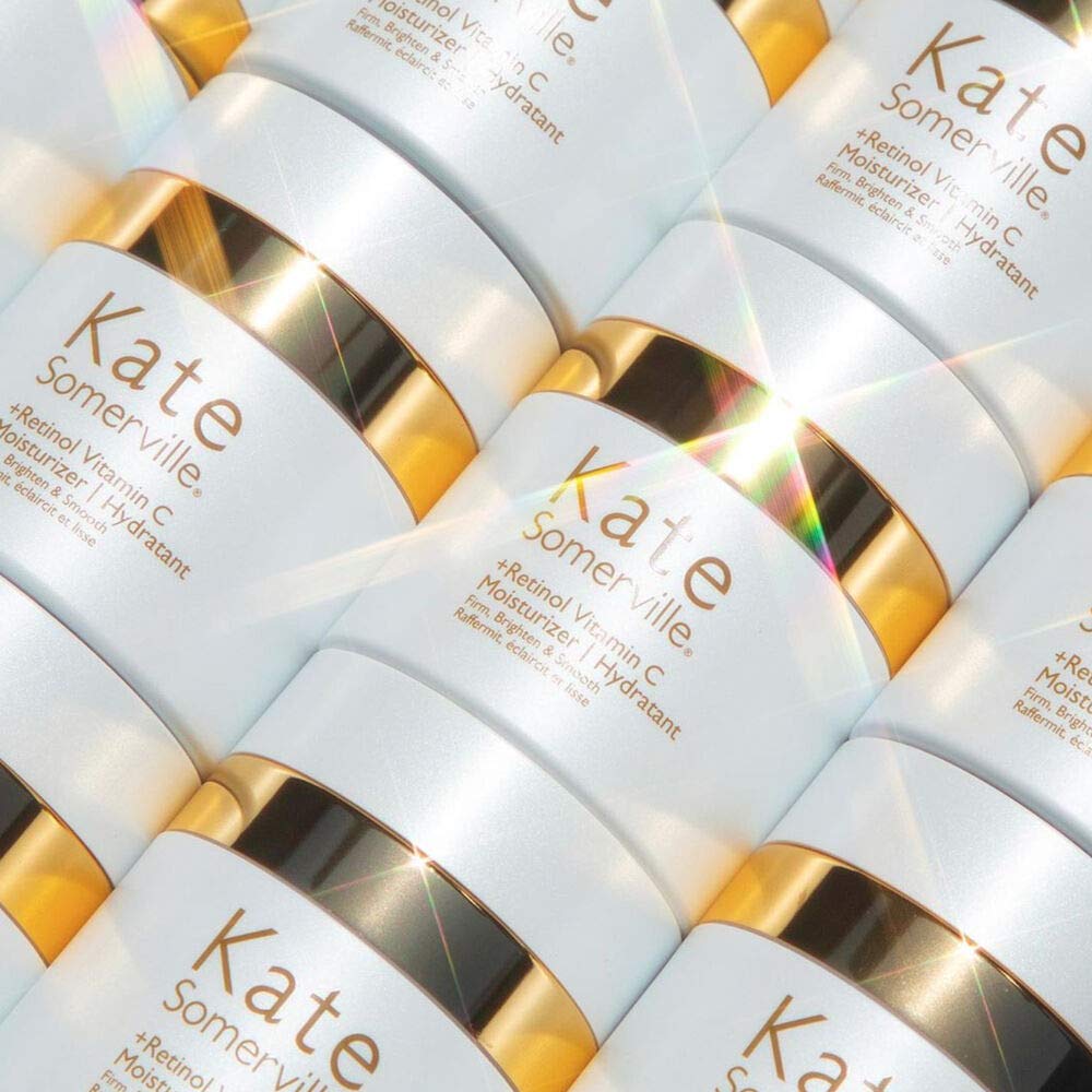 Kate Somerville Retinol Vitamin C Moisturizer – Anti-Aging Overnight Face Cream Brightens, Firms and Smooth Skin, 1.7 Fl Oz