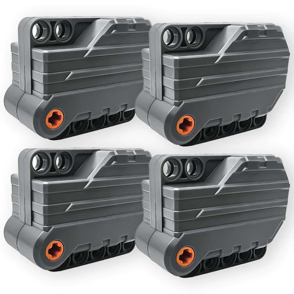 Photo 1 of Power Functions Pullback Motor 12787c01 6143751 (4 PCS) 6 x 5 x 3 Compatible with Lego Motor MOC Technic Parts
