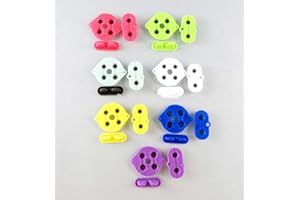 GGZONE Conductive Silicone Rubber Pad for GBC Game Boy Color Console (White)