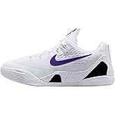 Kobe IX Big Kids' Basketball Shoes (White/Court Purple)
