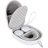 ZUJFPL EVA Hard Case for Sony WH-CH510/WH-CH520/JBL Tune 510BT/500BT/ Live400BT Noise Canceling Wireless Headphones,Premium Travel Protective Carrying Storage Bag(White)