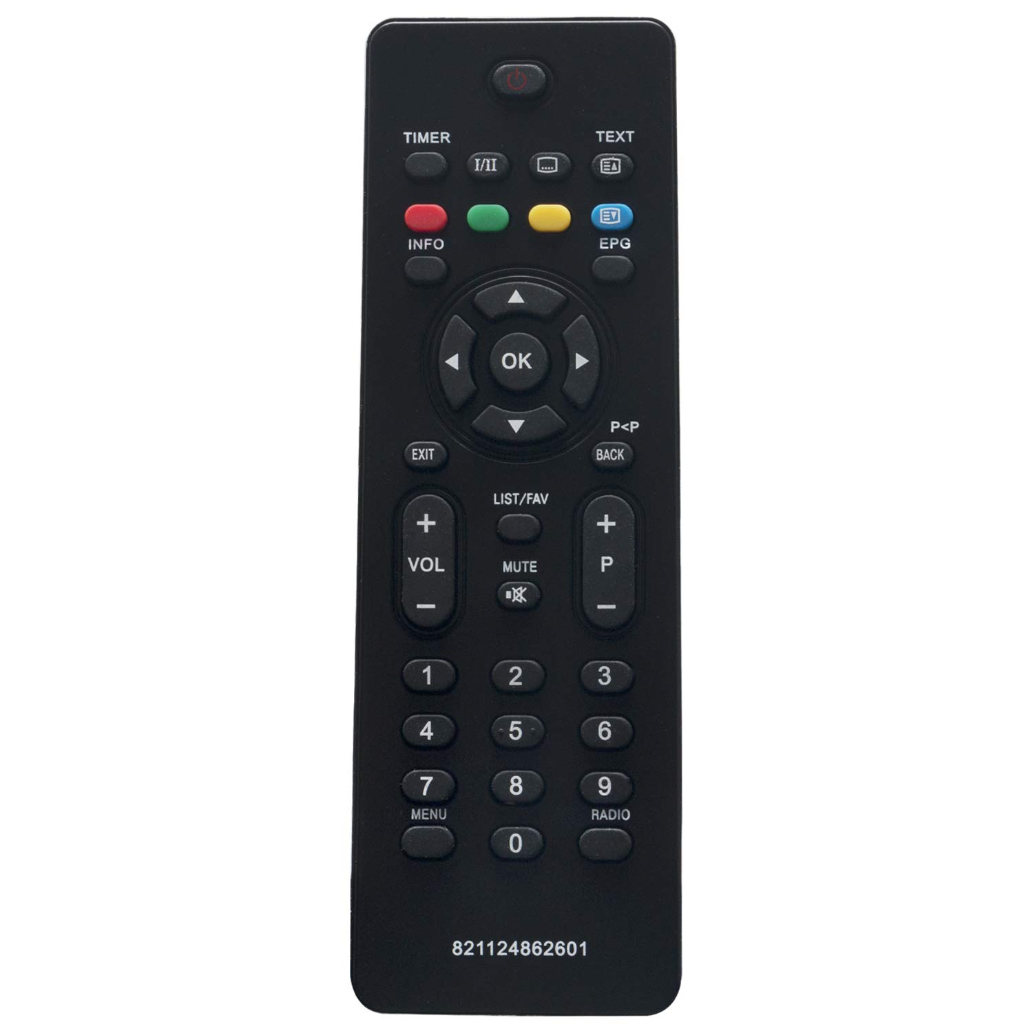 821124862601 Replace Remote Control - VINABTY 821124862601 Remote Control Replacement for Philips TV DSR200 DSR320 DTR200 DTR210 DTR220 Remote Controller