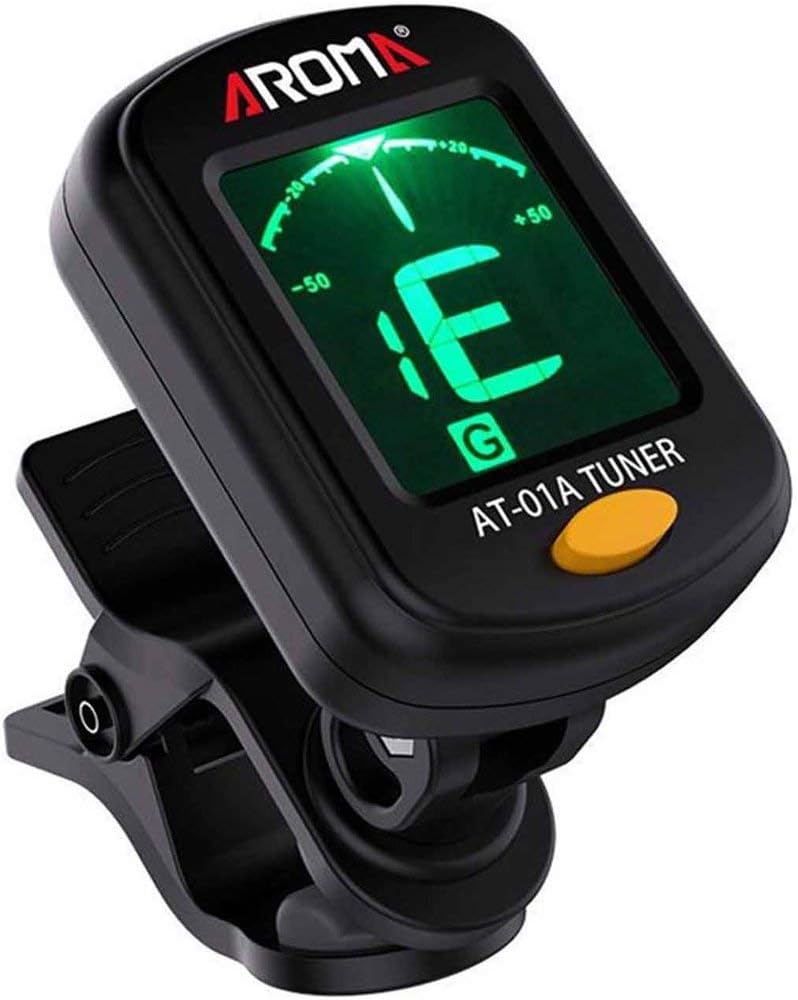 Logicstring Clip On Guitar Tuner Portable Color Screen Guitar Tuner For Chromatic Guitar Bass Ukulele Guitars Gear Musical Instruments Dj Cate Org