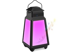 EARTEANA Outdoor Speakers, Gifts for Men Women, Multi-Sync Speakers Bluetooth Wireless with LED Light, Outdoor Bluetooth Speaker Waterproof for Patio Garden Party, Valentine's Day Gifts for Him Her