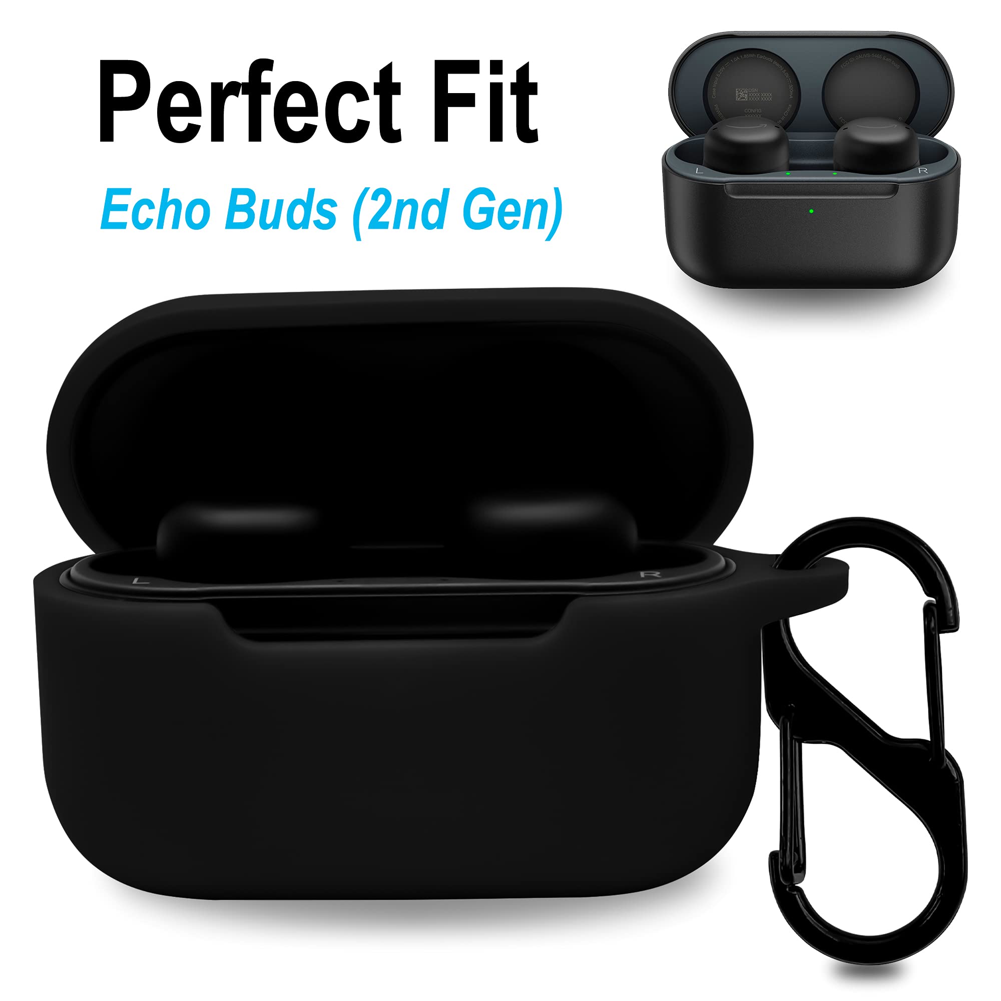 Geiomoo Silicone Case Compatible with Echo Buds 2nd