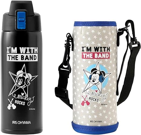 Amazon Co Jp アイリスオーヤマ 水筒 ディズニー ミッキー 1l ワンタッチオープン 保冷専用 ブルー 女の子 男の子 子供 直飲み Ddb 1000 ホーム キッチン
