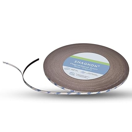 Smagnon AUSWAHLANGEBOT! Magnetband mit 3M Kleberücken selbstklebend 10-12,7-15 - 25,4mm Typ A + Typ B oder einzeln (6mm, Typ 
