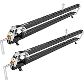 SpeTool 24 inch Panel Clamps 2Pack, 4-Way Pressure Steel Parallel Clamp For Board Cabinet, Tabletops, Woodwork, Adjustable parallelogram Couplers, Cutting Board Clamps For Precision Projects