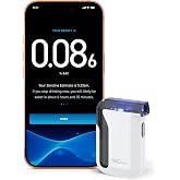 BACtrack Mobile Rechargeable Smartphone Breathalyzer | App-Enabled | Professional-Grade Accuracy | BAC Alcohol Tester for Home &amp; Personal Use | 3 Mouthpieces Included