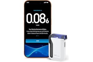 BACtrack Mobile Smartphone Breathalyzer | Professional-Grade Accuracy | Wireless Smartphone Connectivity | Compatible w/ Apple iPhone, Google & Samsung Android Devices | Apple HealthKit Integration