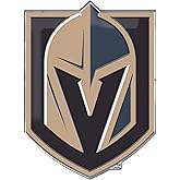 FANMATS 60507 Vegas Golden Knights Heavy Duty Aluminum Embossed Color Emblem, Auto Emblem Decal