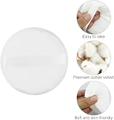 SZCXDKJ 4pcs 4.13" Large Velour Powder Puff Ultra Soft Washable Reusable Loose view 3