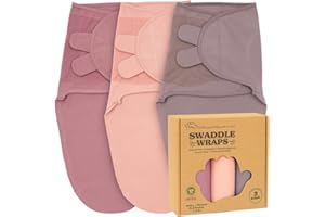 Bublo Baby Newborn Swaddles 0–3 Months – GOTS Certified Organic Cotton Baby Swaddle Blankets, Soft Breathable Infant Swaddle for Newborn Boys & Girls (3-Pack)