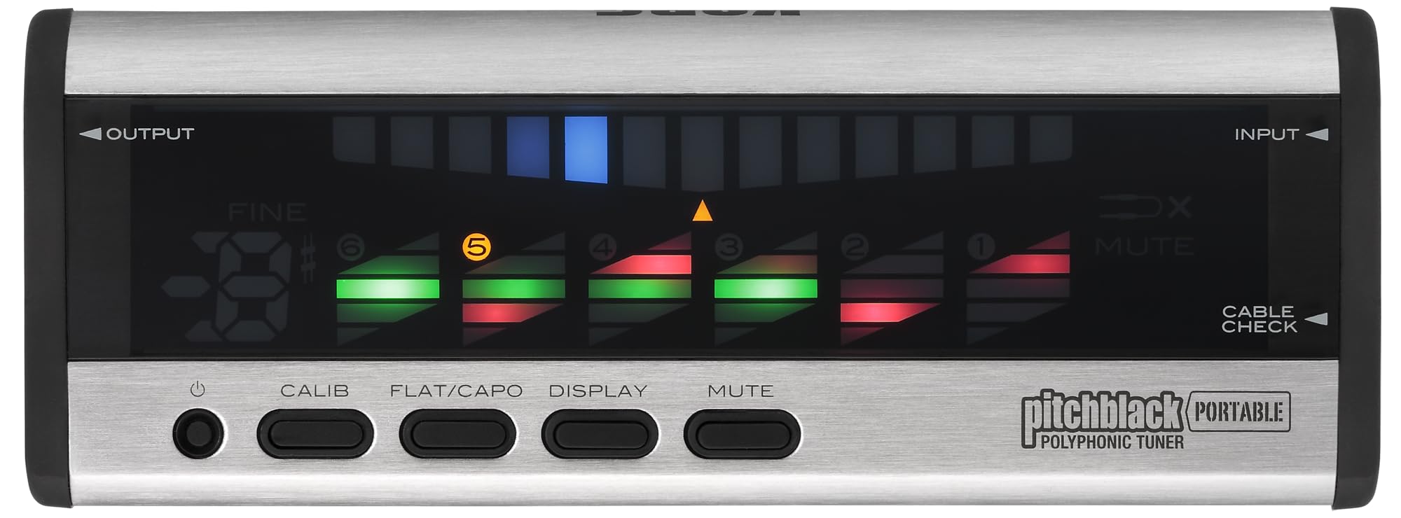 KORG PITCHBLACK-PORT-SI Pitchblack Portable Polyphonic Tuner