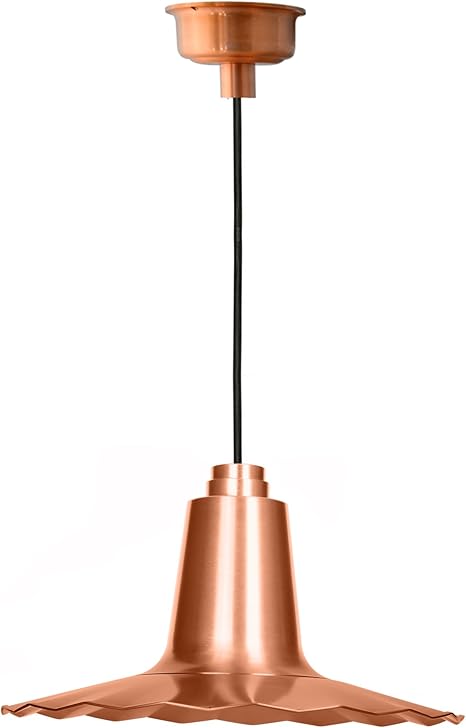16 Iris Led Barn Light In Solid Copper Amazon Com
