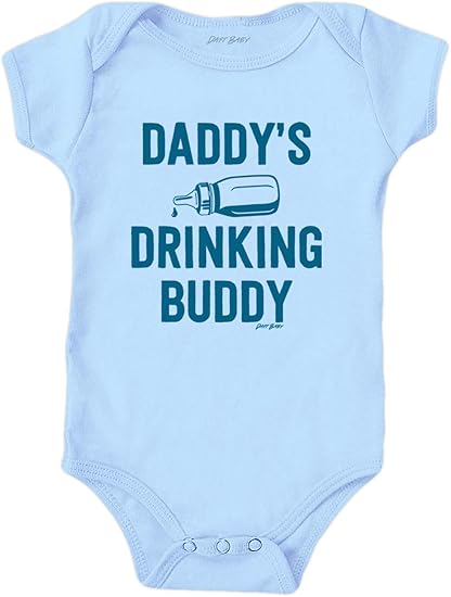 daddy's drinking buddy baby onesie