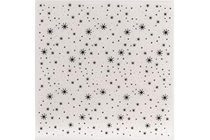Lily Craft Merry Christmas Snowflake Plastic Embossing Folders for Card Making Scrapbooking and Other Paper Crafts