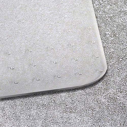 Office Chair Mat for Carpeted Floors | Desk Chair Mat for Carpet | Clear PVC Mat in Different Thicknesses and Sizes for Every Pile Type | Medium-Pile 48"x60"