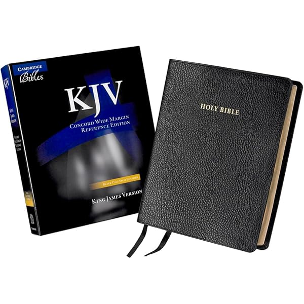 KJV Concord Wide Margin Reference Bible, Black Edge-lined