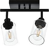 MELUCEE 2 Light Wall Scone Spotlight Semi Flush