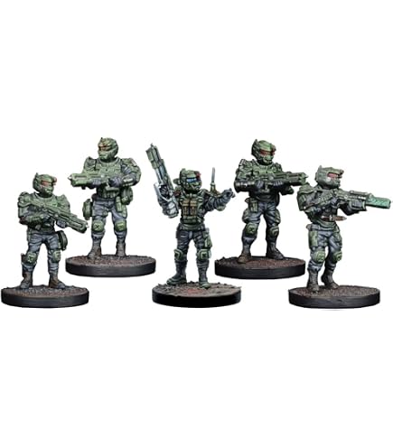 Mantic: Marauder - Commandos Miniaturen, 10 Figuren, Ab 60 Jahren