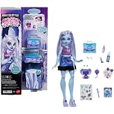 Monster High Self-Scare Secrets Abbey Bominable Doll | Unboxing Accessories Set with 13 Realistic Surprises like Henna, Painting and Crochet Crafts