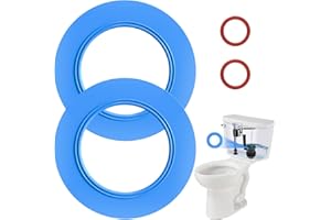 ULLNOSOO Flush Valve Seal for American Standard & Eljer Toilets, 2 Pcs Toilet Tank Parts Leak-Proof Upgraded Silicone Replacement for 7301111-0070A, for Champion 4 & Titan 4 Models with O Rings
