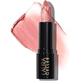 LAURA GELLER NEW YORK Italian Marble Sheer Lipstick - Berry Vanilla - Hydrating & Lightweight - Vitamin E & Caster Seed Oil - Cream Finish