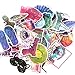 Pink Lollipop Laptop Sticker Pack Cute Girl Rainbow Unicorn Waterproof Vinyls Sticke Decals for Kids Cars Motorcycle Bicycle Skateboard Luggage Bumper Hippie Laser Stickers (76Pcs Laser Sticker)
