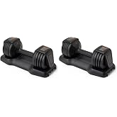 Amazon Basics Adjustable Dumbbell, 25 lb