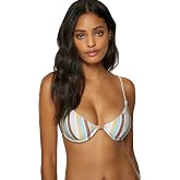 O'NEILL Women's Seville Bikini Top - Underwire Swim Top for Women - Bathing Suit Top with Adjustable Straps
