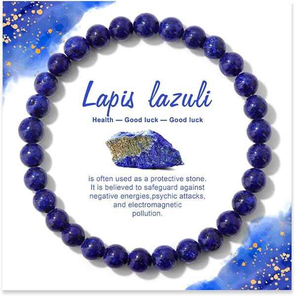 Bracelet en cristal de guérison naturel Feng Shui, amulette en grès bleu, quartz rose, étoile et lune, bracelet extensible rempli d'or 14 carats