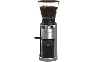 Aromaster Burr Coffee Grinder,Conical Coffee Grinder, Stainless Steel Coffee Bean Grinder with 24 Grind Settings, Espresso/Drip/French Press Coffee Maker