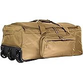 Miramrax Travel Duffle Bag With Wheels Extra Large Rolling Duffel Bags for Tactical Military Deployment Camping