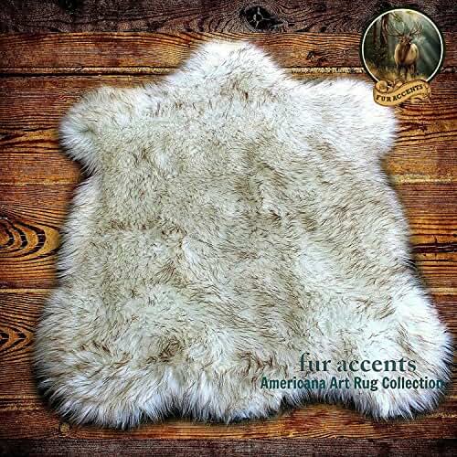 white bear skin rug