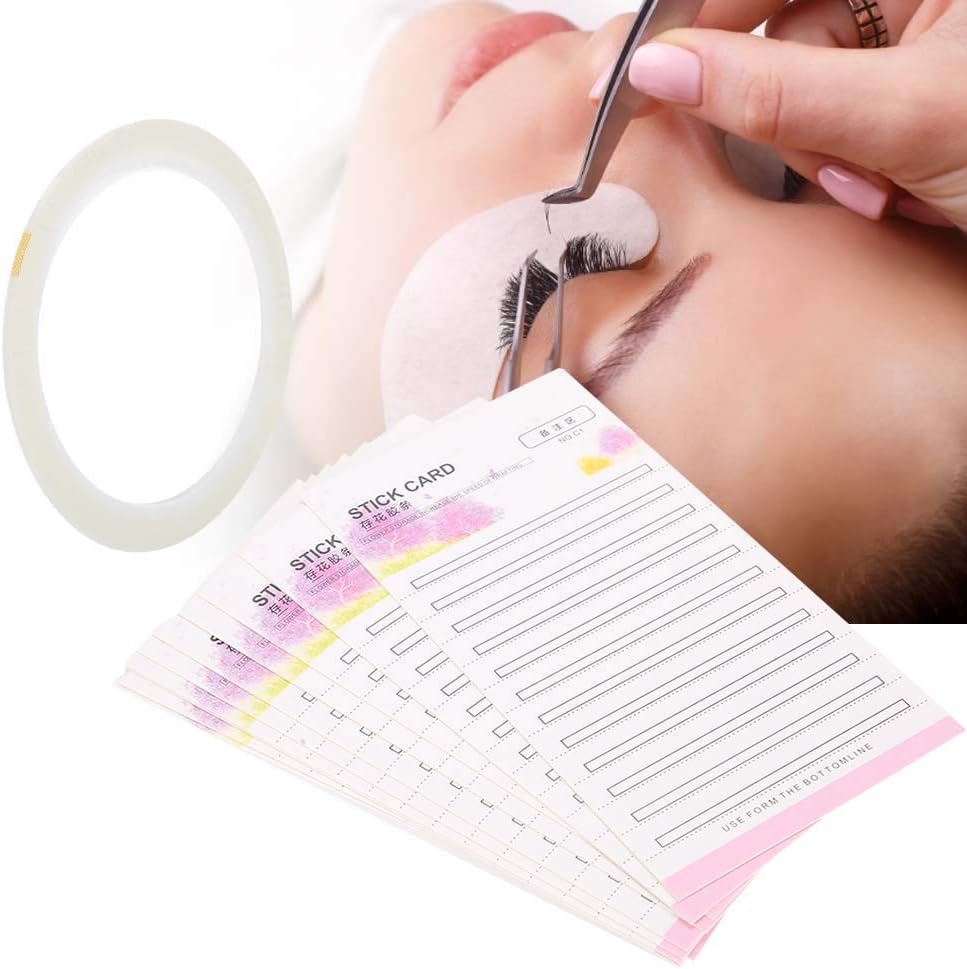 Uxsiya Eyelash Extension Lash Fan Holder False Eyelash Fans Paper Card Storage Card for Beauty Makeup Organizer Fan Volume Lashes for Salon for Stylish - Image 4