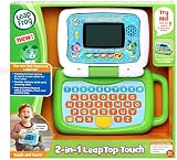 LeapFrog LeapTop Touch 2 in 1 Laptop Green Learning Toy for Kids view 4