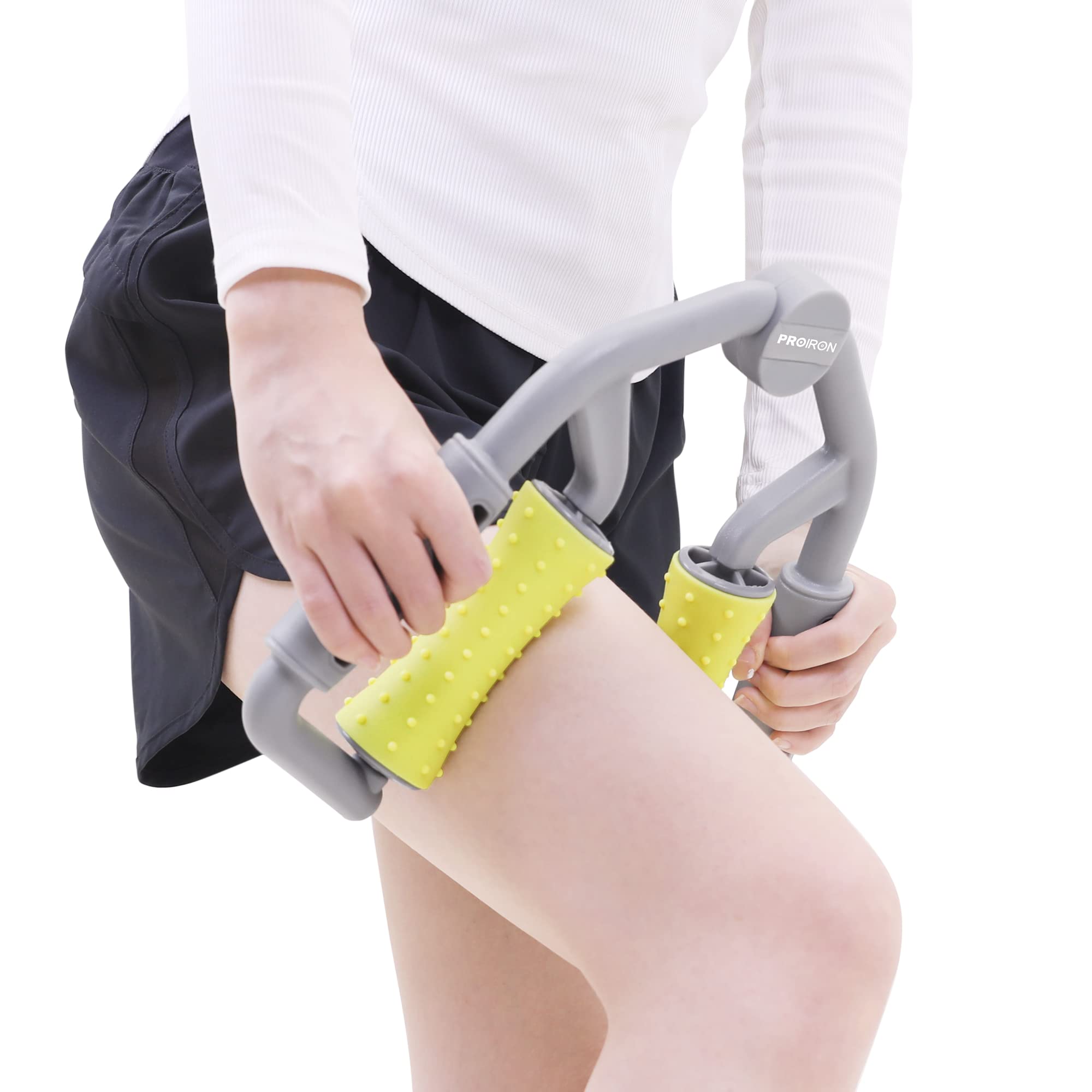 PROIRON 最新 足 マッサージ ローラー 脚 足 太もも 【シリコーン 素材】 マッサージろーらー 脚やせローラー ふともも痩せ グッズ 足痩せローラー むくみとりローラー商品画像