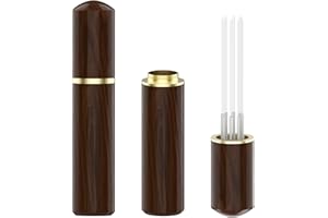 GeeRic Espresso Coffee Stirrer, 8 Pins 0.25mm Espresso WDT Distribution Tools, Natural Wood Handle and Stand