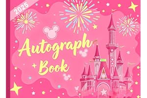 Girls' Autograph Book: Travel-Friendly Journal for Character Signatures, Photos & Special Messages – A Keepsake for Theme Parks & Family Adventures