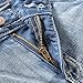 MSSHE Women's Plus Size Vintage Stretchy Jeans