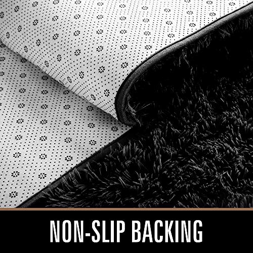 LOCHAS-Ultra-Soft-Indoor-Area-Rug-Shaggy-Bedroom-Living-Room-Carpets-for-Kids-Nursery-Room-53-x-75-Feet-Black