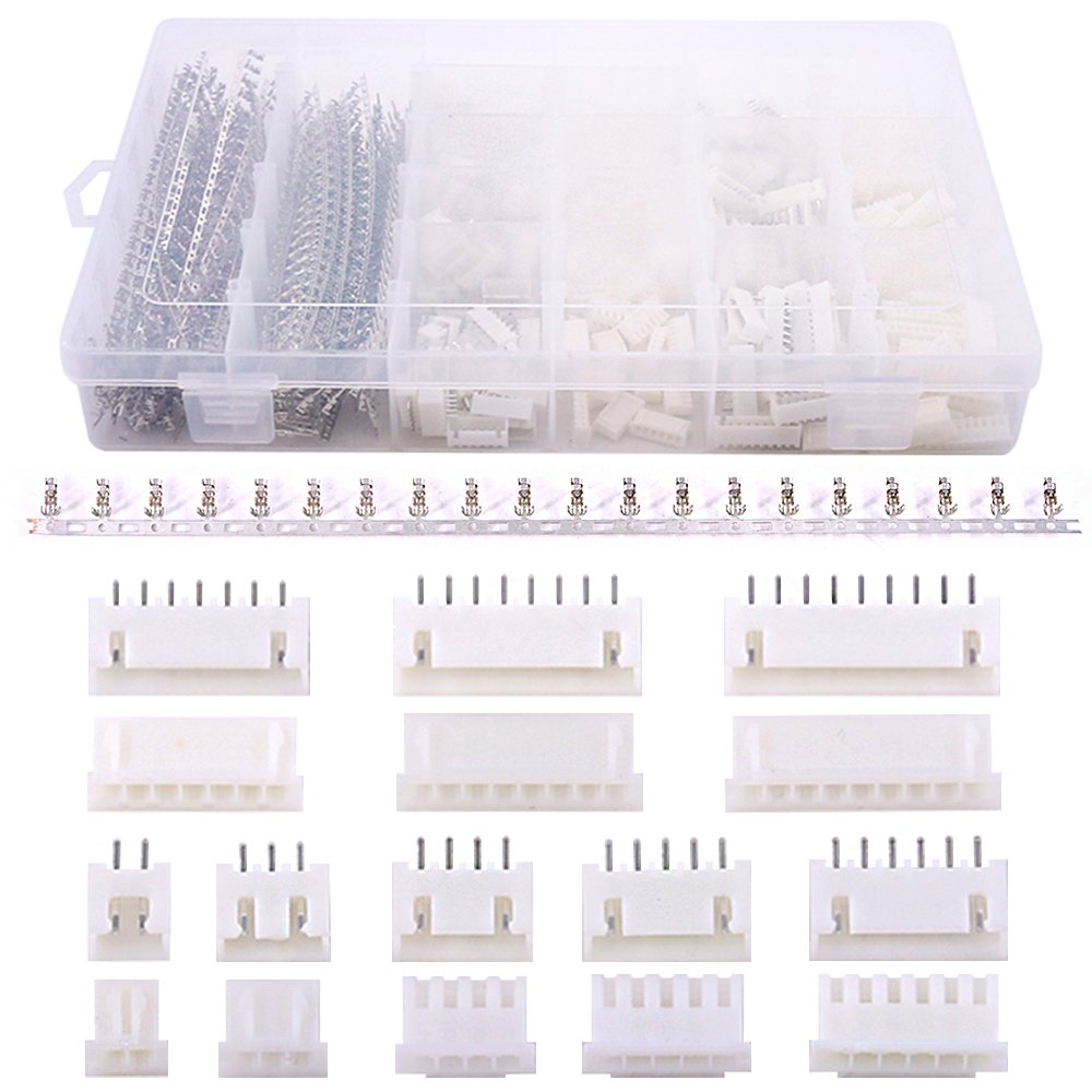 Glarks Arduino Standard PCB Connectors Jumper Assortment Kit JST-XHP 2 3 4 5 6 7 8 9