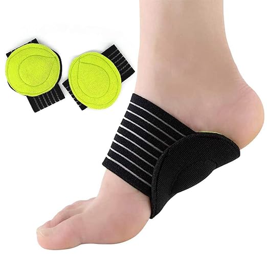 Anjetan 2PCS Arch Support Brace Breathable Soft Plantar