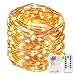 Kohree 120 Micro LEDs Fairy String Lights Battery Powered 40ft Long Ultra Thin String Copper Wire Lights with Remote Control and Timer Perfect for Weddings,Party,Bedroom-2C Batteries powered