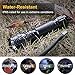 Feyachi FL11 Flashlight 1200 Lumen LED Light with Picatinny Rail Mount for Outdoor, Rechargeable Batteries and Pressure Switch Included